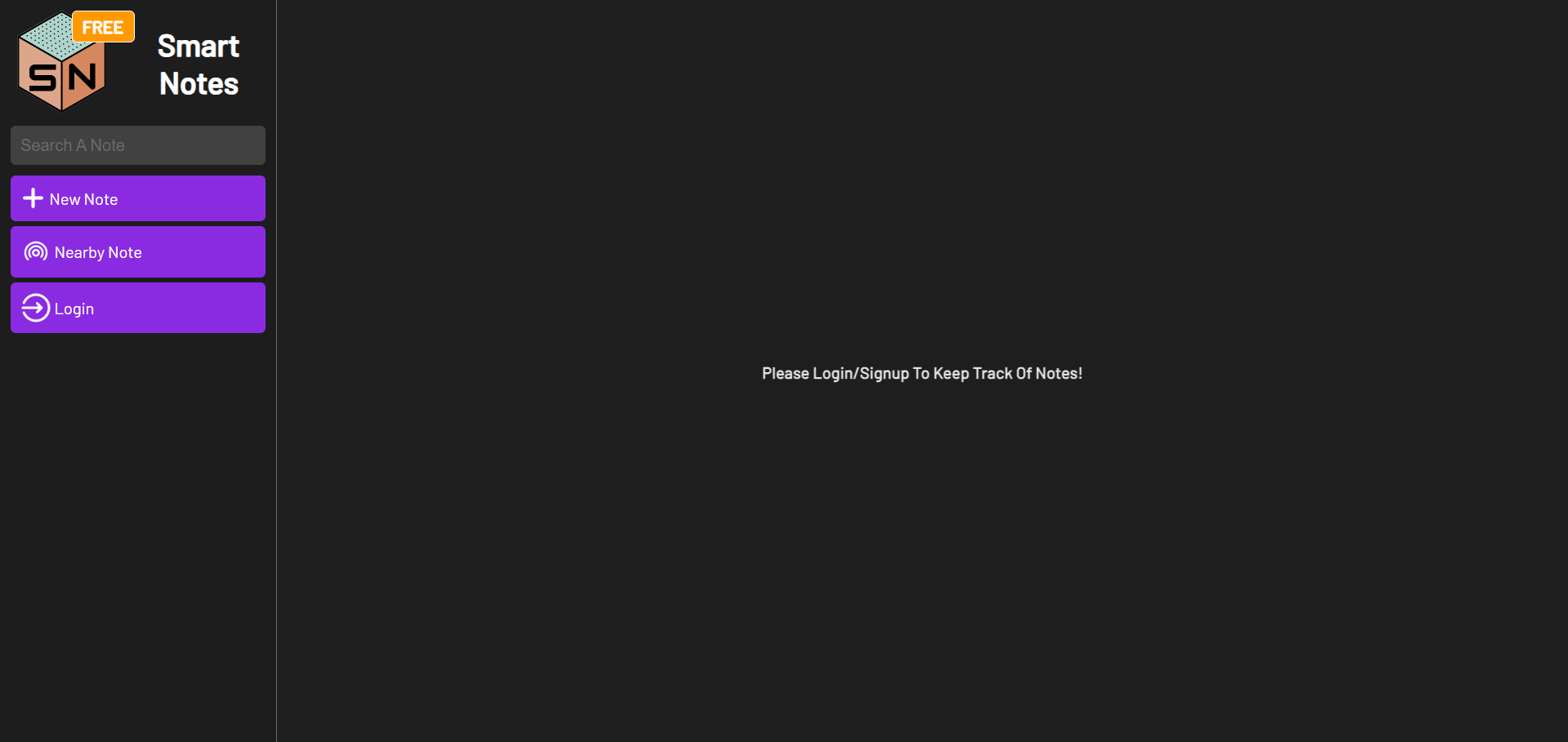 Smart Notes project preview