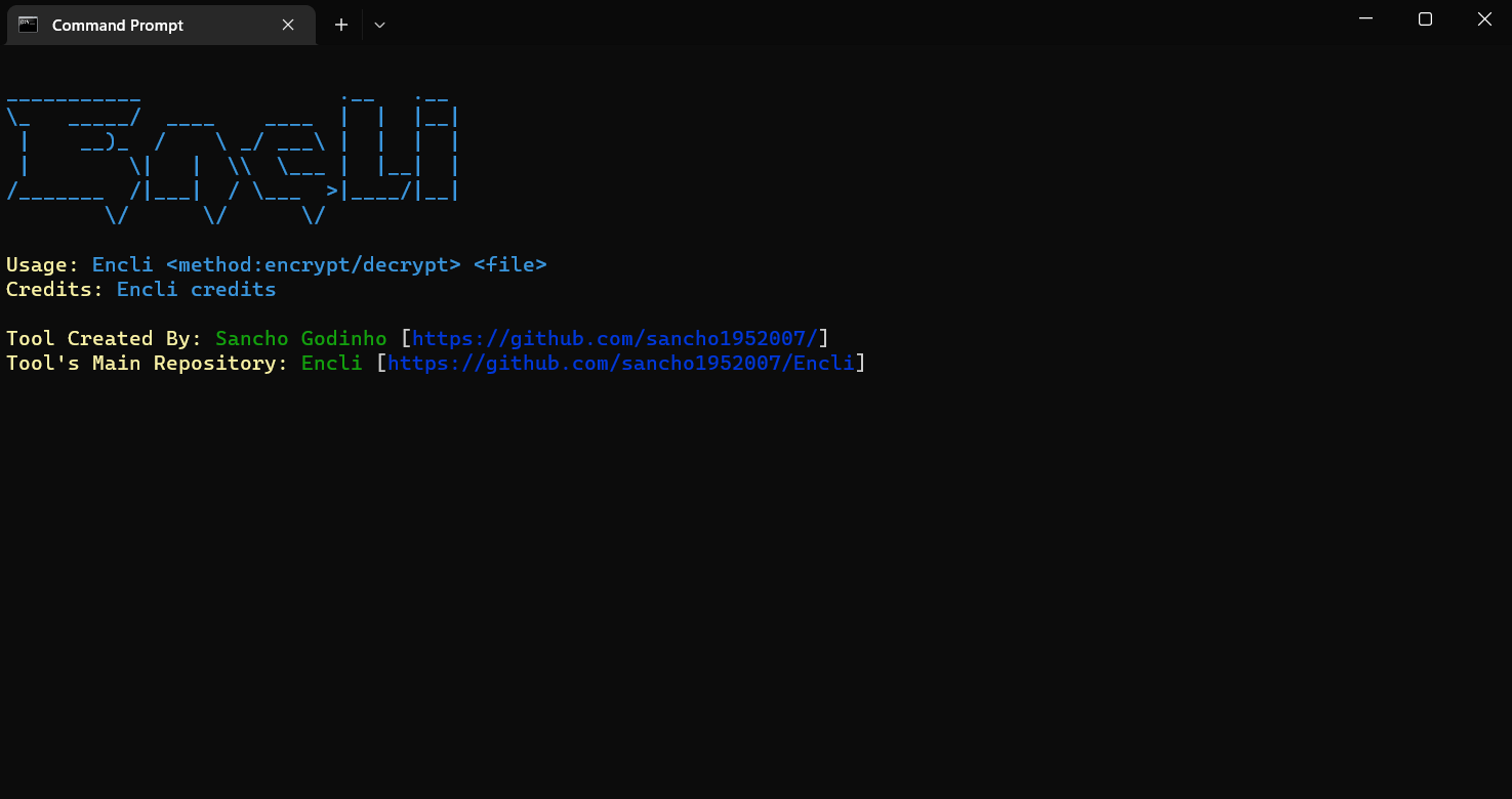 Encli project preview