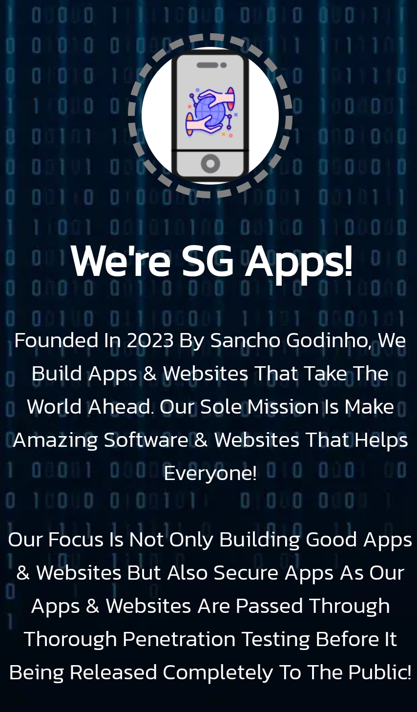 SG Apps project preview